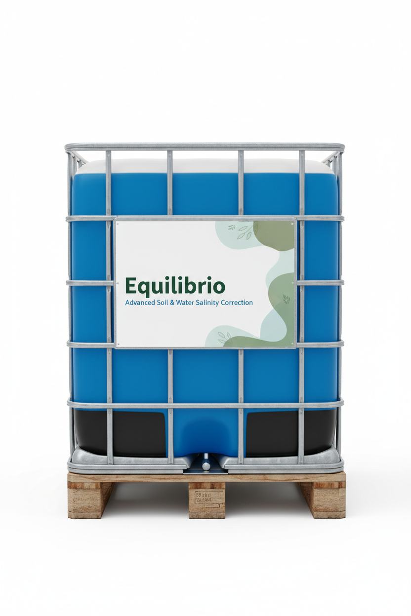 Equilibrio — Correcteur de la salinité de l'eau et du sol