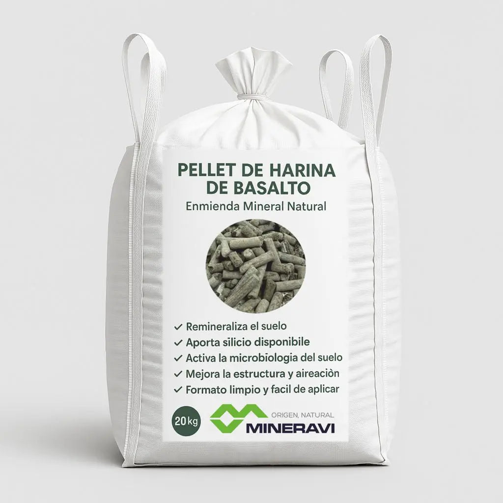 Granulés de farine de basalte – Amendement minéral technique Mineravi