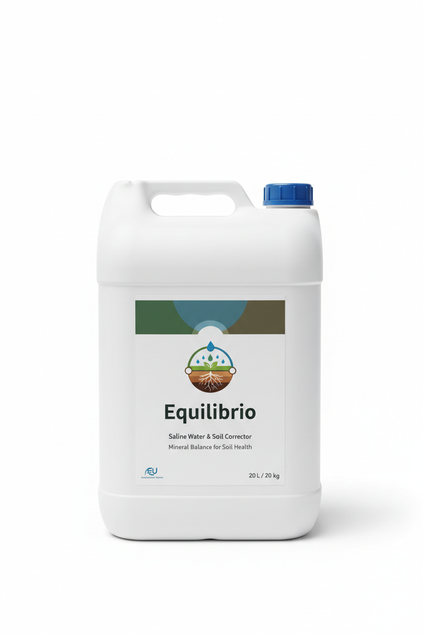 Equilibrio — Correcteur de la salinité de l'eau et du sol