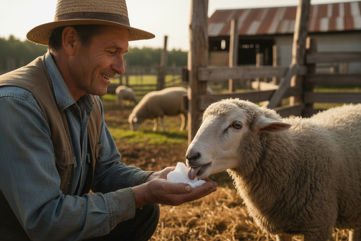 Sal Gema seca para Alimentación Animal 