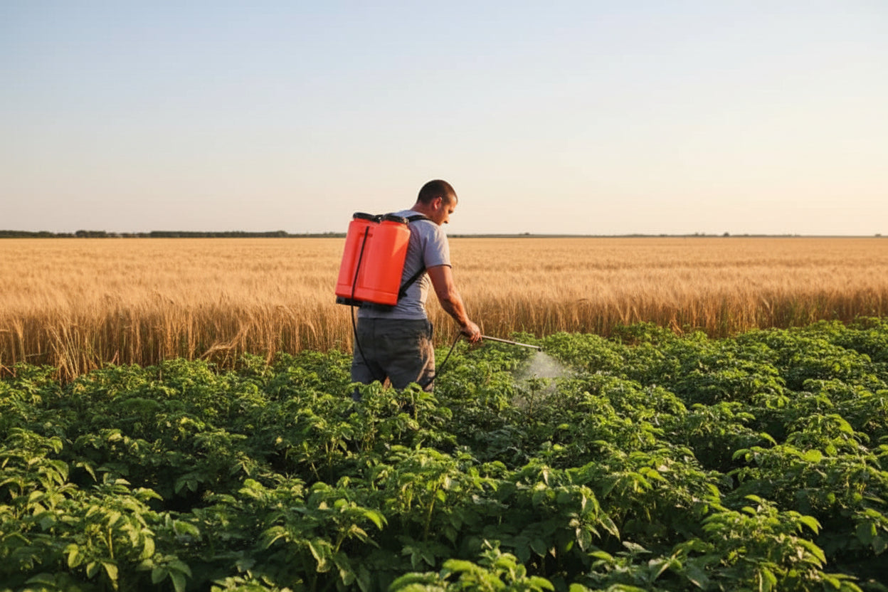 Caolín agrícola en polvo blanco, protector natural de cultivos contra el estrés térmico