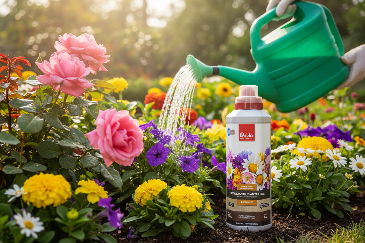 Fertilizante plantas con flor 1 L